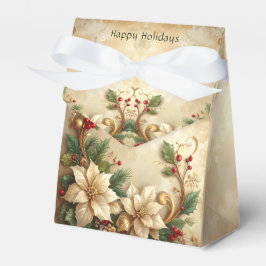 Christmas Floral Holiday Gift Box Presentaskar