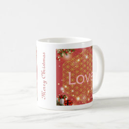 Christmas flower of life gift love  kaffemugg