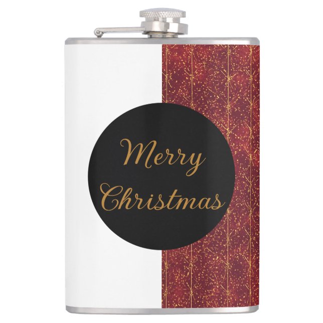 Christmas Flowers ,Red Gold Black,Merry Christmas  Fickplunta (Framsidan)