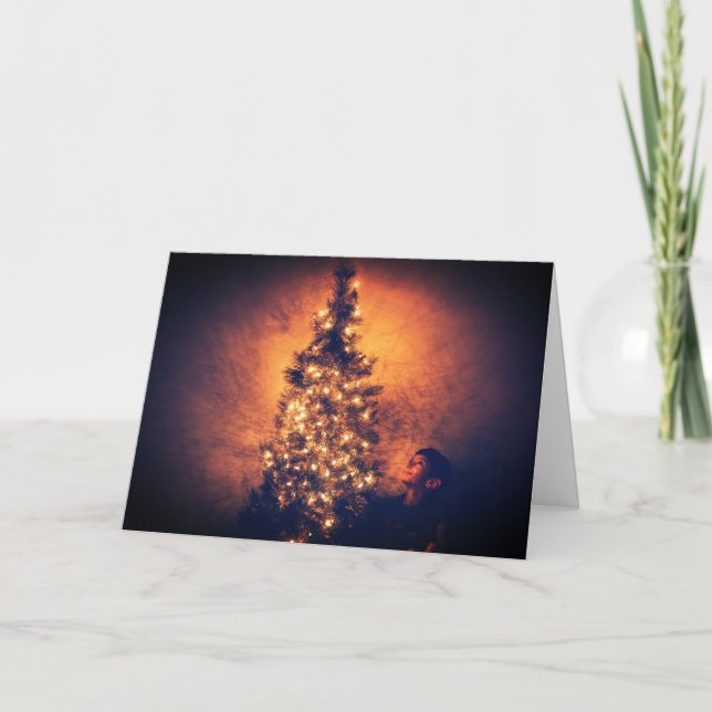 CHRISTMAS FOLD GREETING CARD KORT (Framsida)