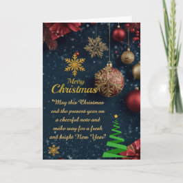 Christmas Folded Greeting Card Kort