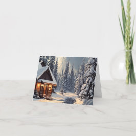 Christmas Folded Greeting Card Kort