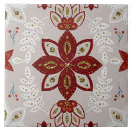 Christmas Folk Nordic Art Kakelplatta