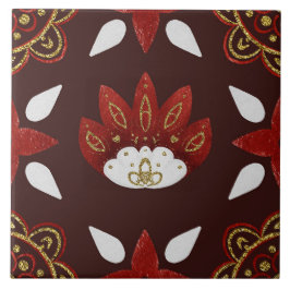 Christmas Folk Nordic Art Kakelplatta