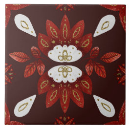 Christmas Folk Nordic Art Kakelplatta