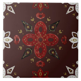 Christmas Folk Nordic Art Kakelplatta