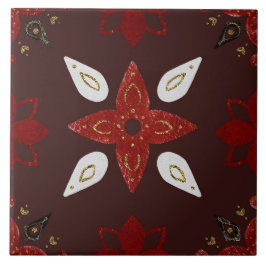 Christmas Folk Nordic Art Kakelplatta