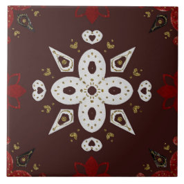 Christmas Folk Nordic Art Kakelplatta