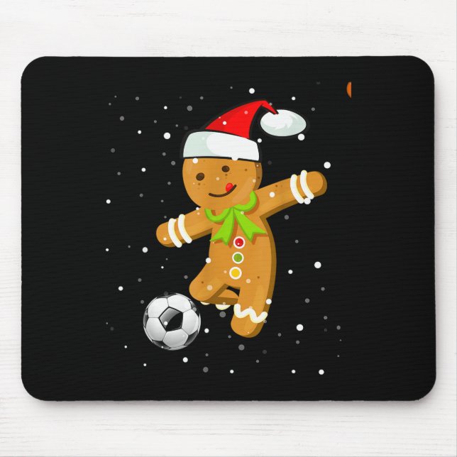 Christmas Football Soccer Gingerbread Player  Musmatta (Framsidan)