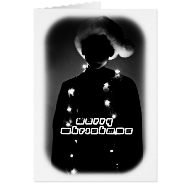 christmas för barn hälsningskort (Framsidan)