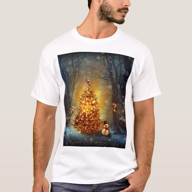 Christmas Forest                                 . T Shirt (Framsida)