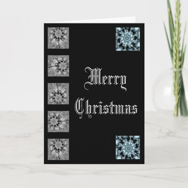 christmas Fractal kort (Framsida)