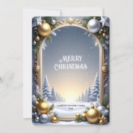 Christmas Frame Holiday Card Julkort