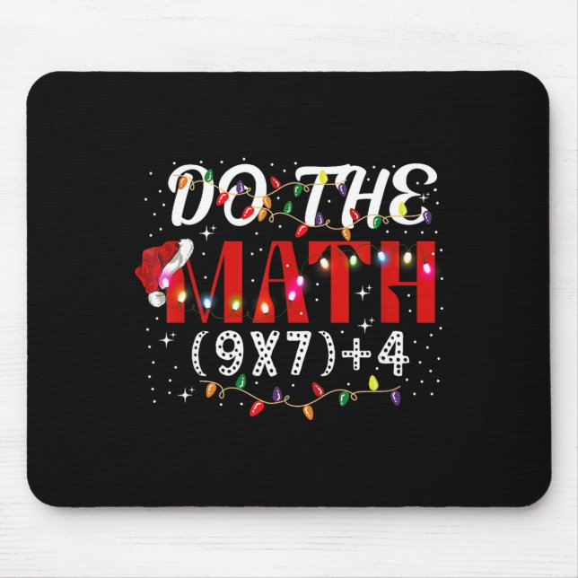 Christmas Funny Do The Math Meme (9x7)+4 Gift Lear Musmatta (Framsidan)