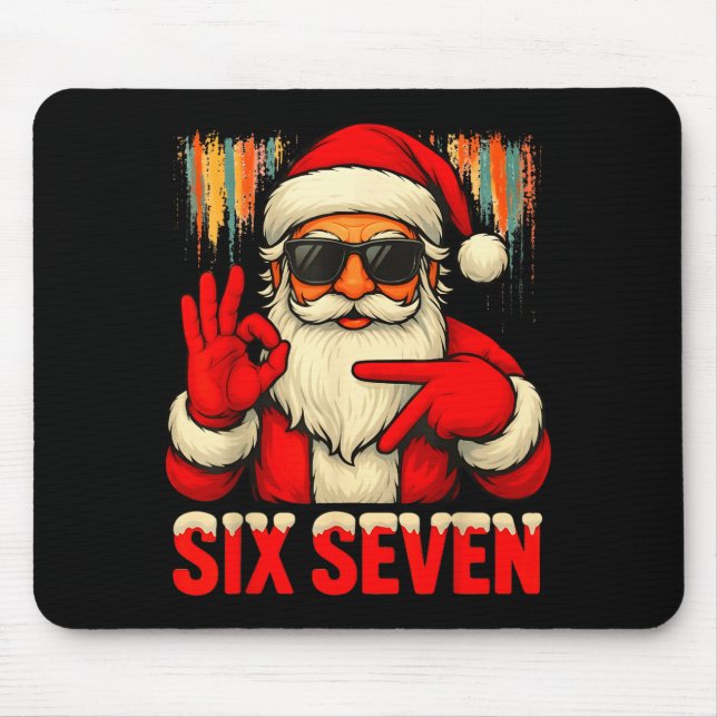 Christmas Funny Six Seven 6 7 Meme Santa Men Boys  Musmatta (Framsidan)