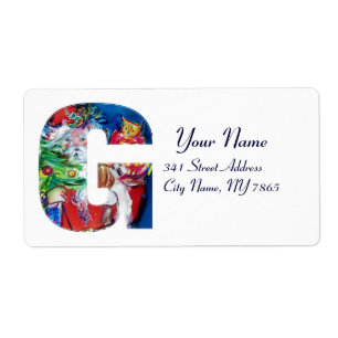 CHRISTMAS G BREV / SANTA MED JULGRAN FRAKTSEDEL