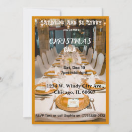 Christmas Gala Invitation Inbjudningar