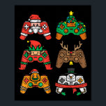 Christmas Gamer Controller Xmas Gaming Men Boys Ki Poster<br><div class="desc">Christmas Gamer Controller Xmas Gaming Men Boys Kids Youth</div>