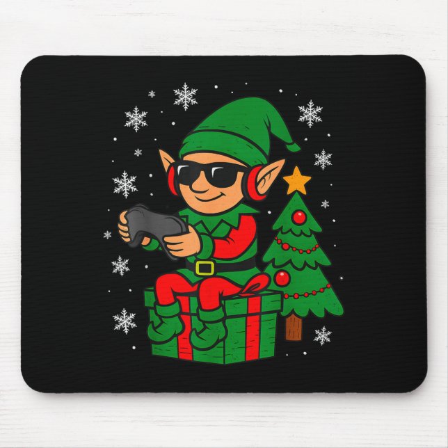 Christmas Gamer Retro Elf Funny Xmas Gaming Boys K Musmatta (Framsidan)