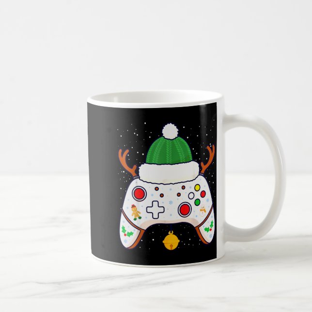 Christmas Gamer Video Game Controller Gamepad  Kaffemugg (Höger)