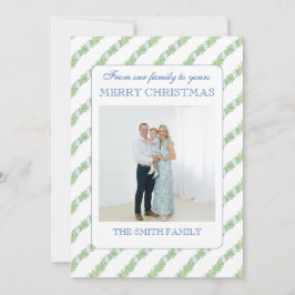 Christmas Garland Grandmillenial Photo Julkort