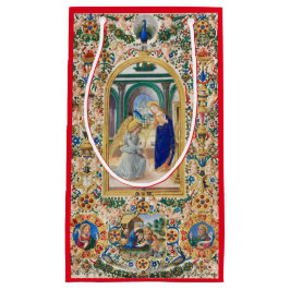 CHRISTMAS GIFT BAG NATIVITY TRADITIONAL PAINTING