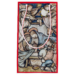 CHRISTMAS GIFT BAG TRADITIONAL PAINTING NATIVITY