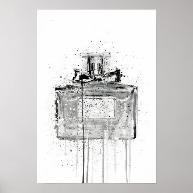 Christmas Gift Fragrance Bottle 'Candy Floss' Poster (Framsidan)