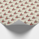 CHRISTMAS GIFT söt renröd nosrudolph Presentpapper<br><div class="desc">efter kat masard >> www.simplysweetpaperie.com <<<<<<<<></div>