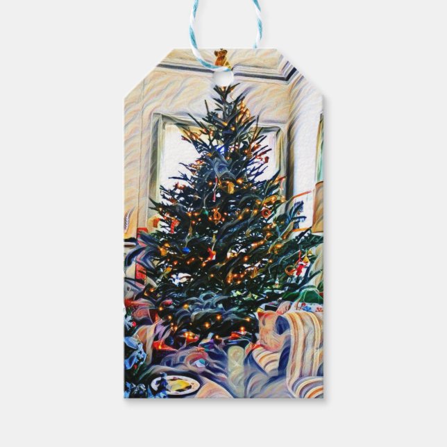 Christmas Gift Tag Presentetikett (Framsidan)