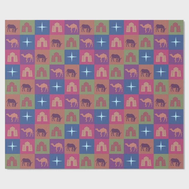 Christmas gift wrap roll presentpapper (Platt)