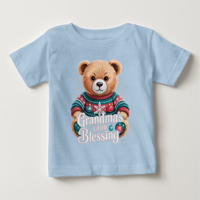 Christmas Gifts for Grandkids Grandma’s Blessing T Shirt (Framsida)