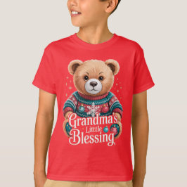 Christmas Gifts for Grandkids Grandma’s Blessing T Shirt