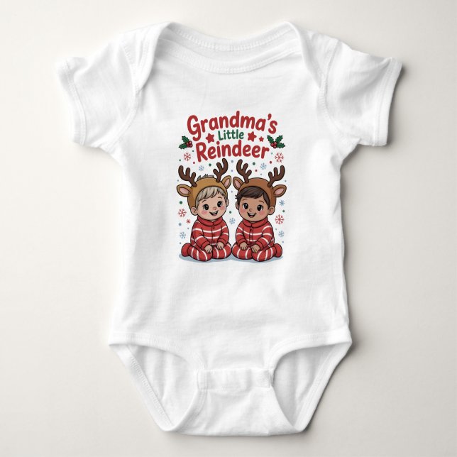 Christmas Gifts for Grandkids Reindeer Shirt T Shirt (Framsida)