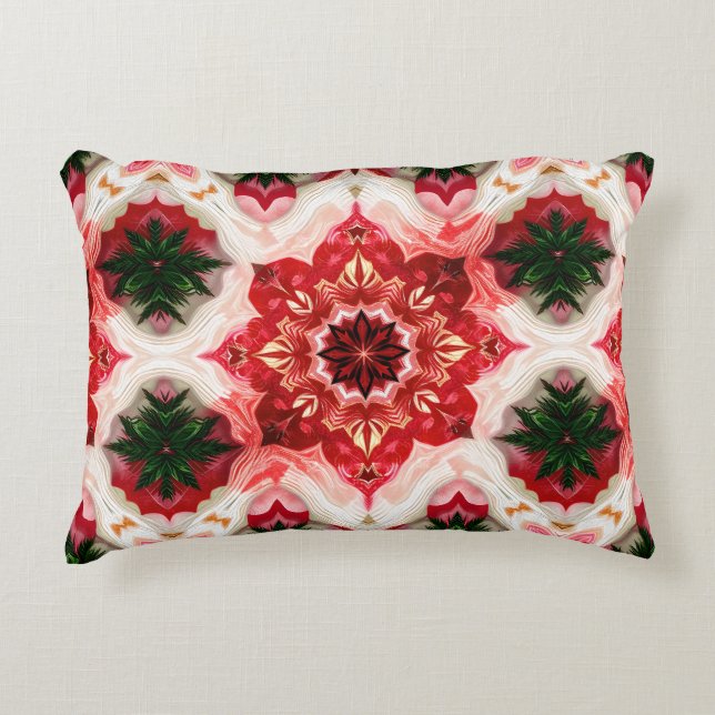 Christmas Gifts Frequency Abstract Winter Cushion Prydnadskudde (Framsidan)