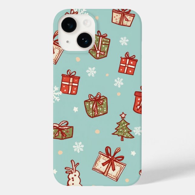 Christmas Gifts Pattern Phone Case (Baksida)