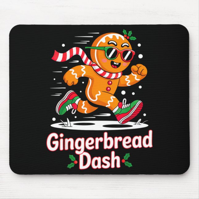 Christmas Gingerbread Dash Running Runner Xmas Mar Musmatta (Framsidan)