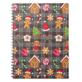 Christmas Gingerbread House Cookies Notebook Anteckningsbok