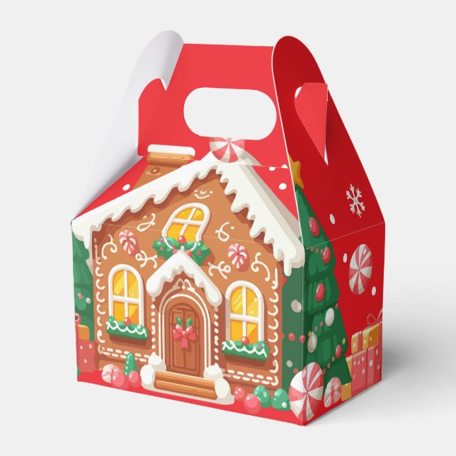 Christmas Gingerbread House  Presentaskar (Framsidan Sidan)