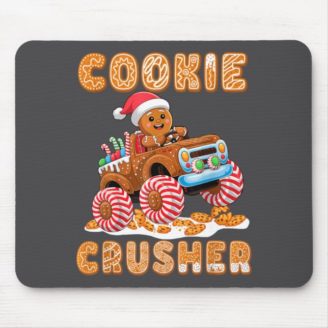 Christmas Gingerbread Pajamas Cookie Crusher Monst Musmatta (Framsidan)