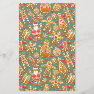 christmas gingertea brevpapper