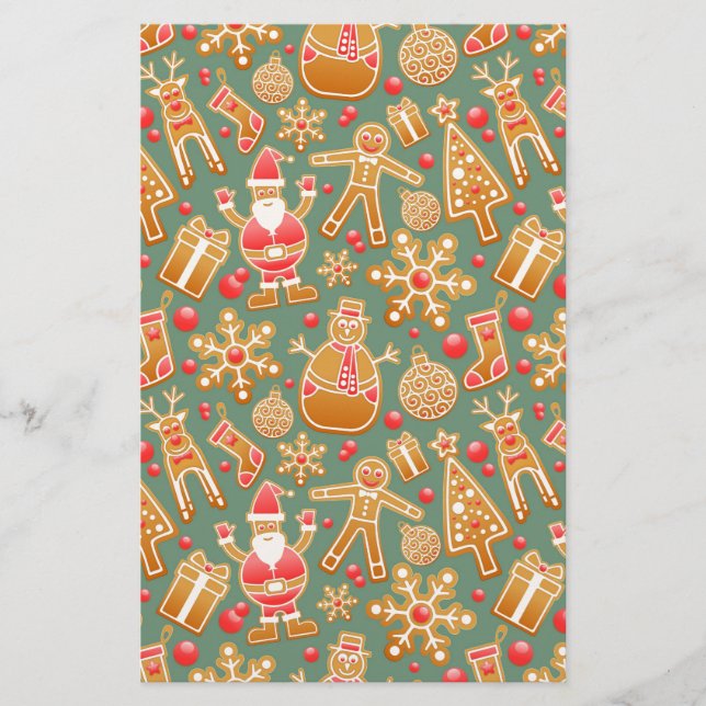 christmas gingertea brevpapper (Framsida)