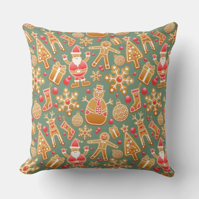 christmas gingertea kudde (Framsida)