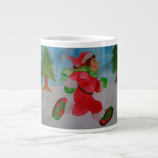 CHRISTMAS GIRL SPRINGER JUMBO COFFEE MUGG