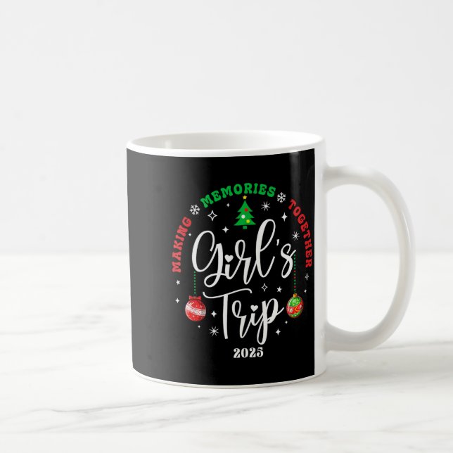 Christmas Girls Trip 2025 Weekend Vacation Matchin Kaffemugg (Höger)