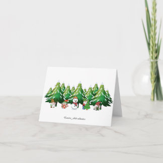 Christmas Gnome Card Tack Kort