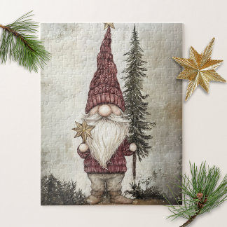Christmas Gnome for the Holidays Pussel