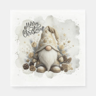 Christmas Gnome Napkins Pappersservett