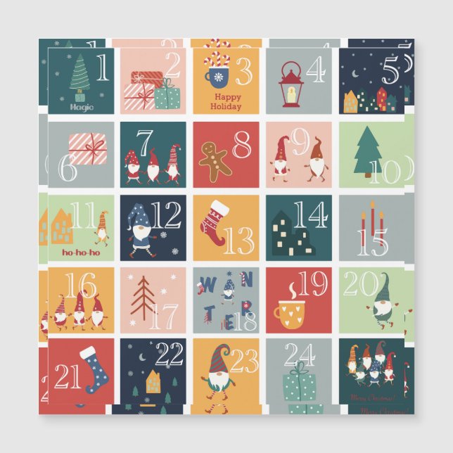 CHRISTMAS GNOMES Advent Calendar (Framsida)