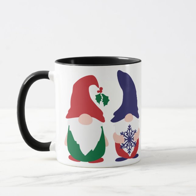 CHRISTMAS GNOMES MUGG (Vänster)